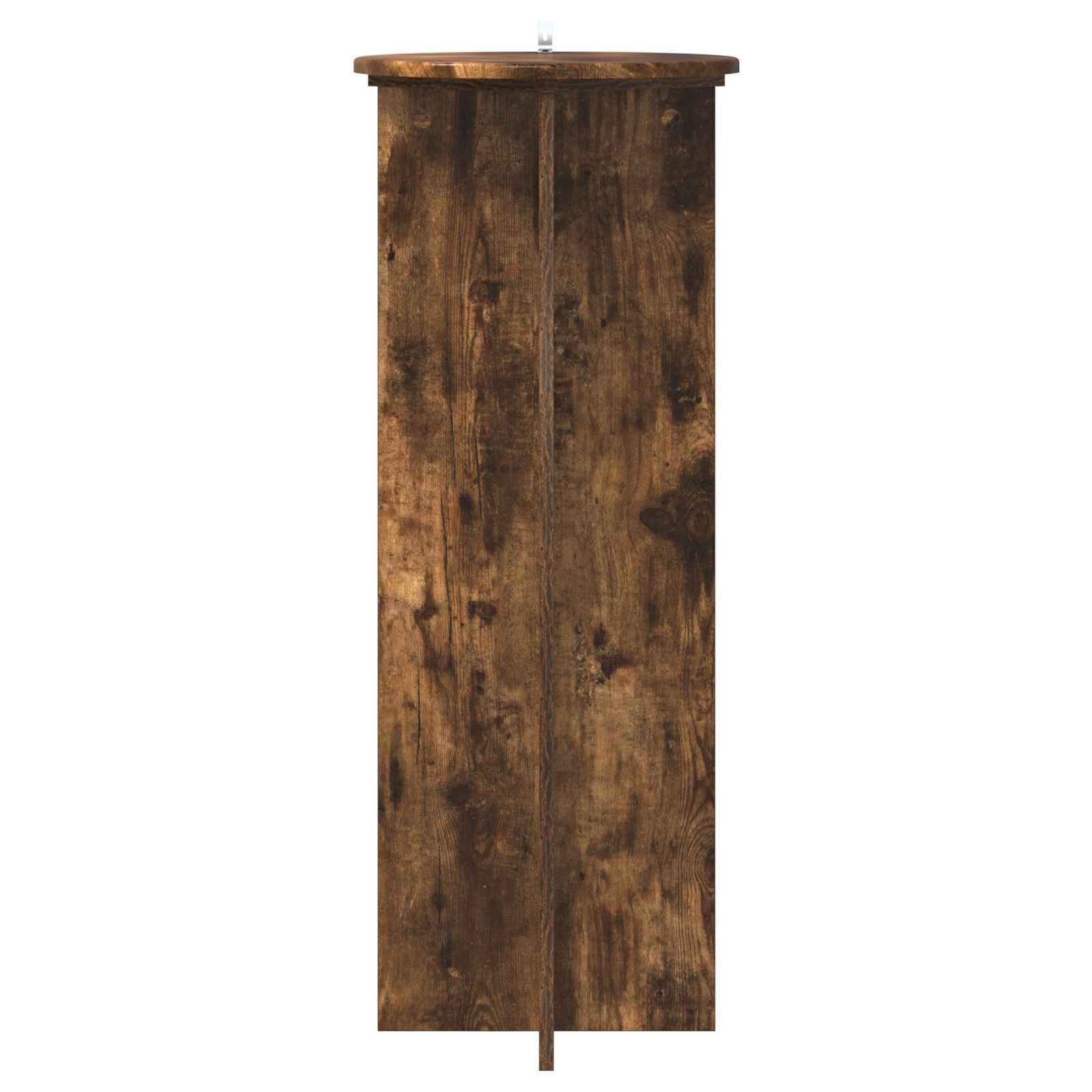 Plantenstandaard 2 pcs Gerookt eiken Ø40 x 100 cm Bewerkt hout image 5