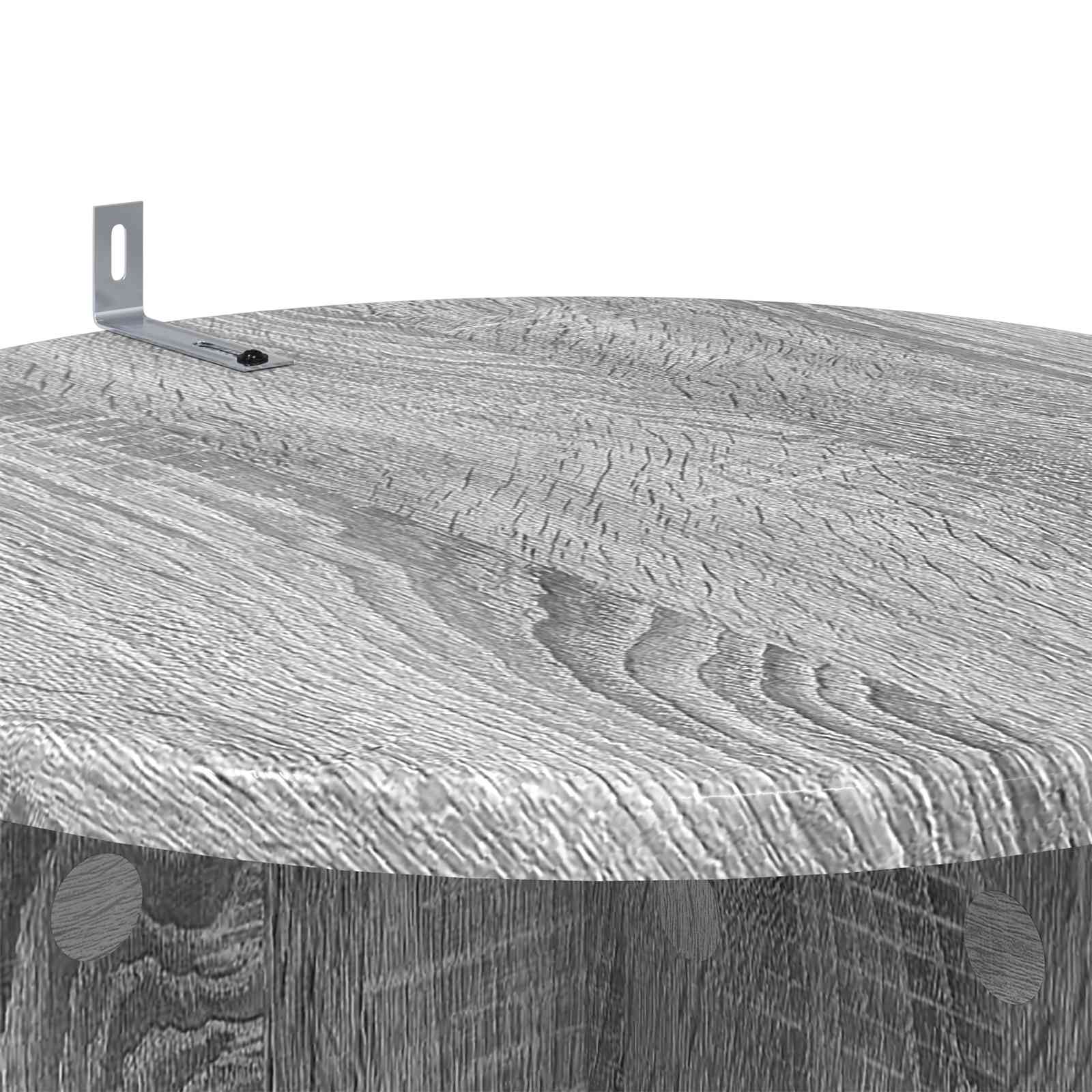 Plantenstandaard 2 pcs Grijs sonoma Ø40 x 100 cm Bewerkt hout image 8