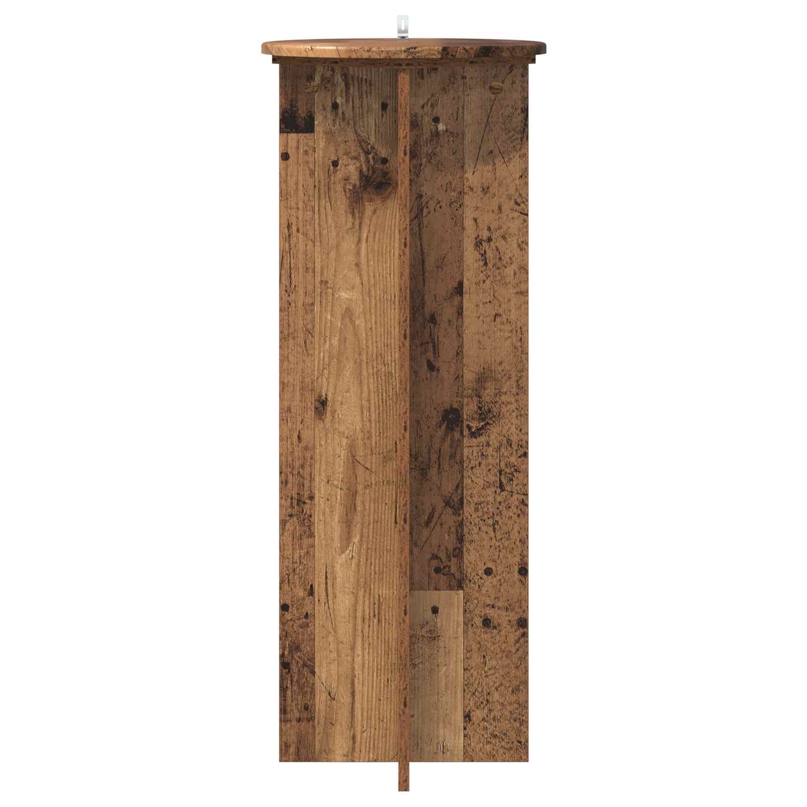 Plantenstandaard 2 pcs Oud hout Ø40 x 100 cm Bewerkt hout image 5