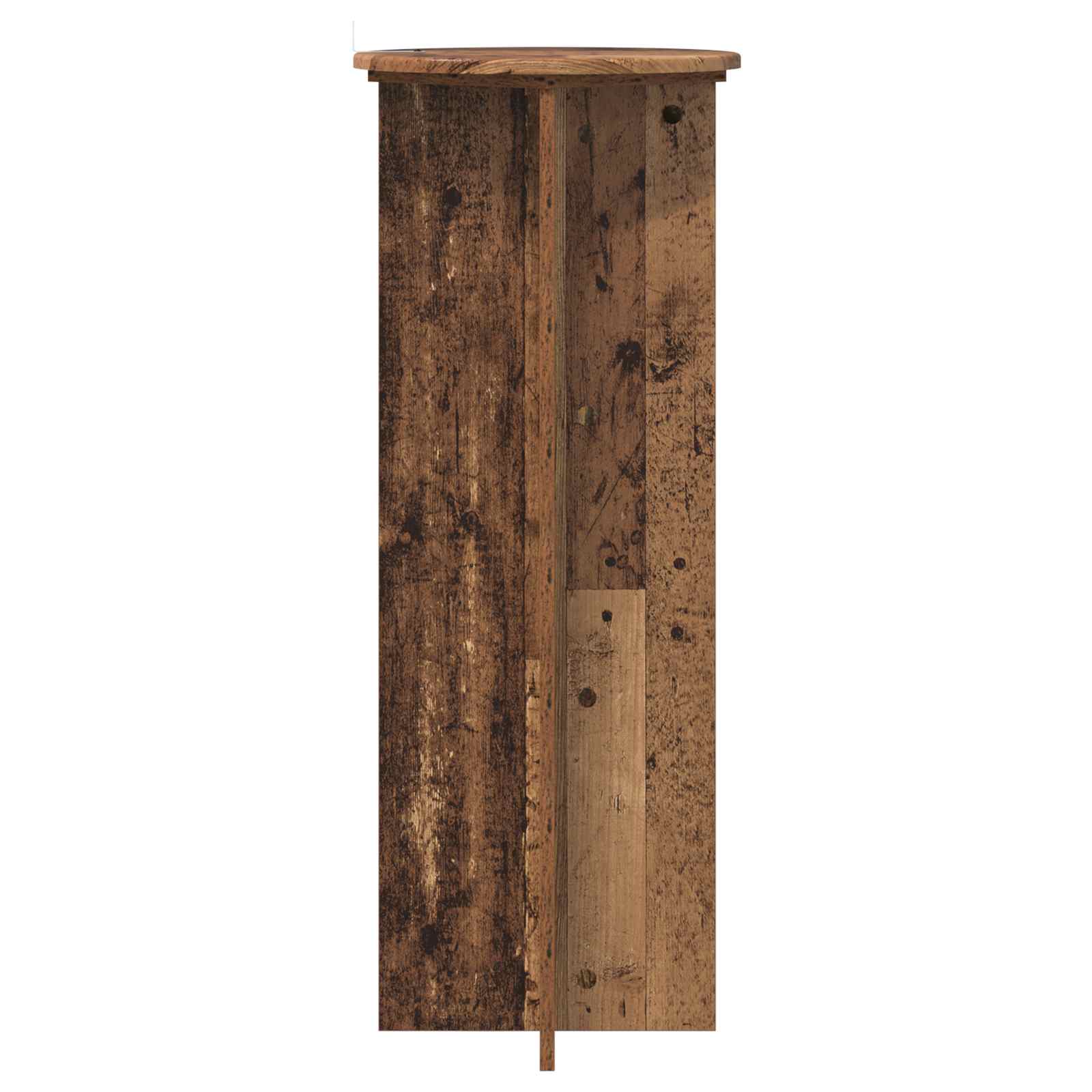 Plantenstandaard 2 pcs Oud hout Ø40 x 100 cm Bewerkt hout image 6