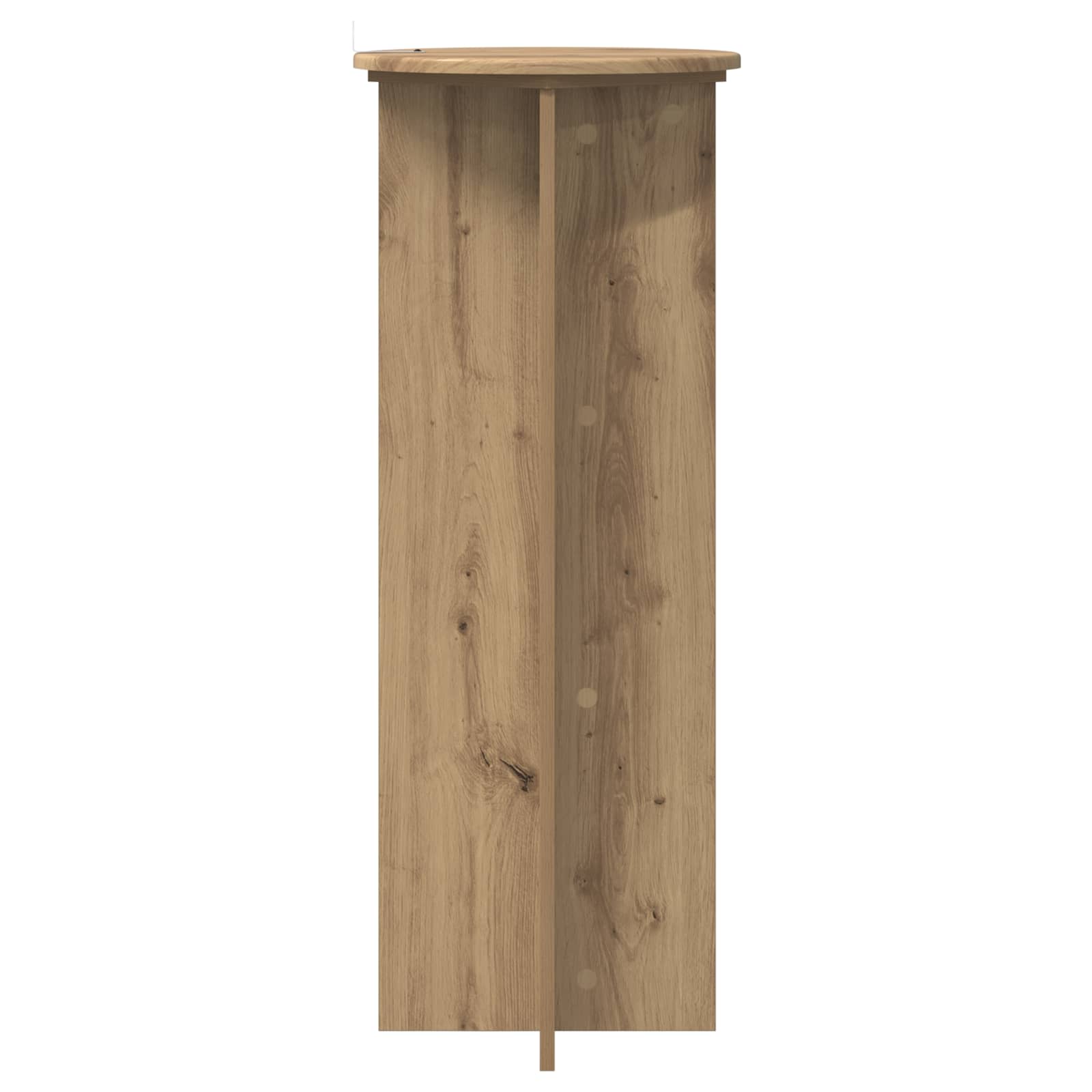 Plantenstandaard 2 pcs Artisanaal eiken Ø40 x 100 cm image 5