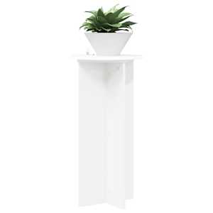 Stojan na rostliny 2 pcs Bílá Ø40 x 80 cm Kompozitní dřevo - obrázek 3