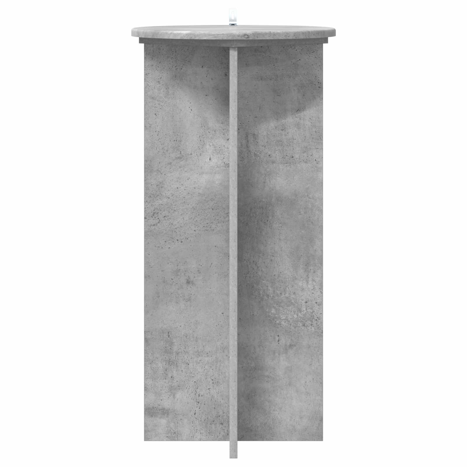 Plantenstandaard 2 pcs Betongrijs 40 x 40 x 80 cm Bewerkt hout image 4