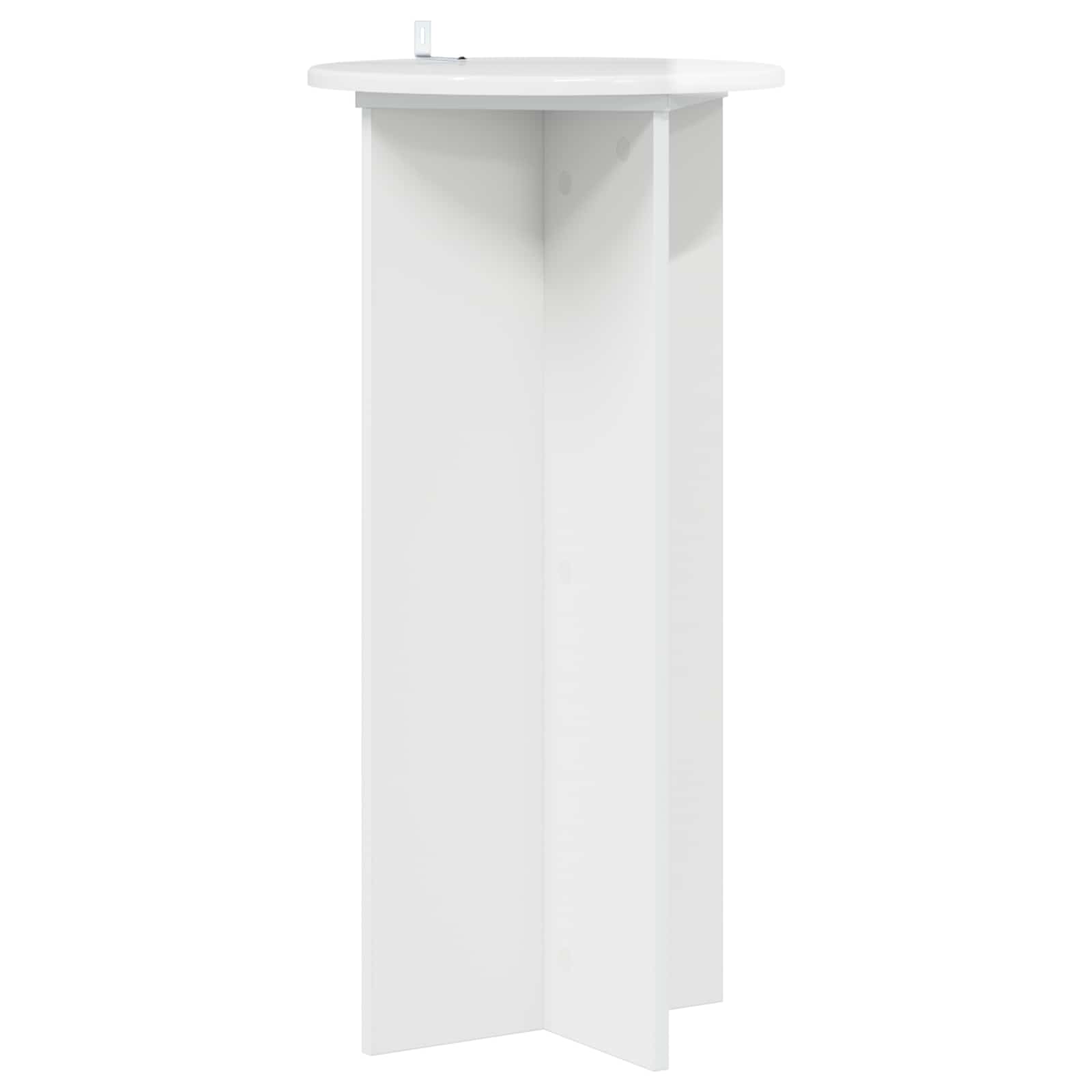 Plantenstandaard 2 pcs Hoogglans Wit 40 x 40 x 80 cm image 3