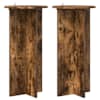 vidaXL Taimede alus 2 tk Suitsutatud tamm 40 x 40 x 80 cm Tehispuit