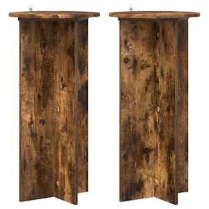 vidaXL Taimede alus 2 tk Suitsutatud tamm 40 x 40 x 80 cm Tehispuit