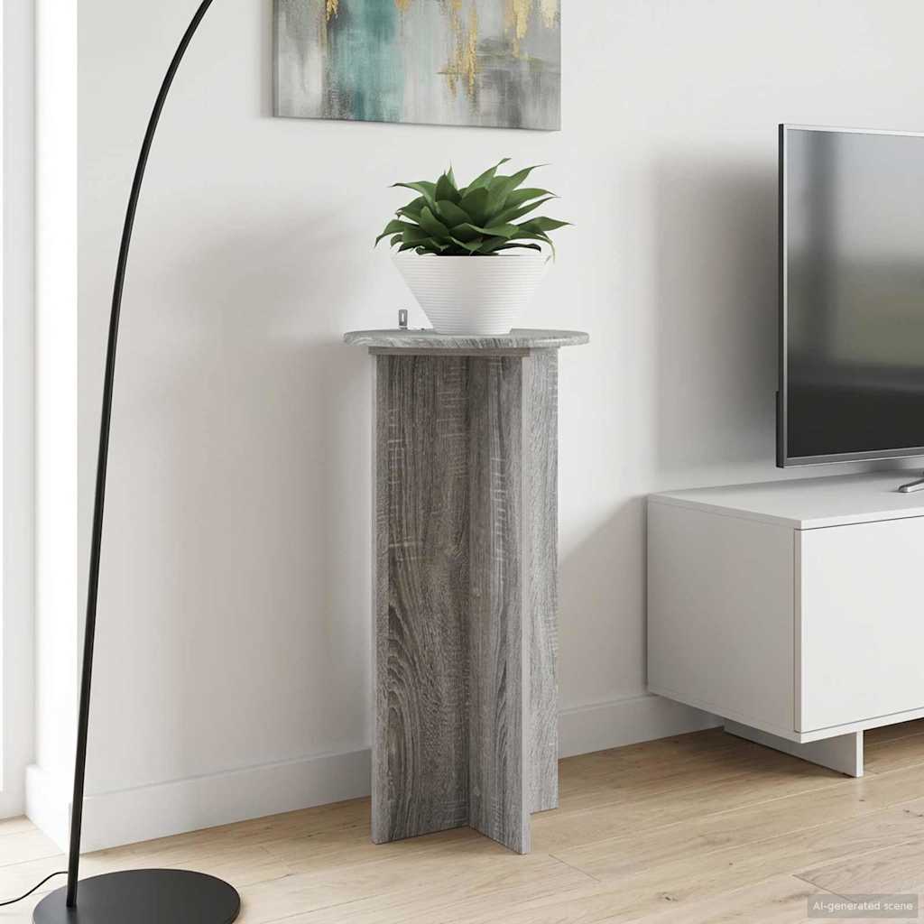 vidaXL Suport pentru plante 2 pcs Sonoma gri 40 x 40 x 80 cm