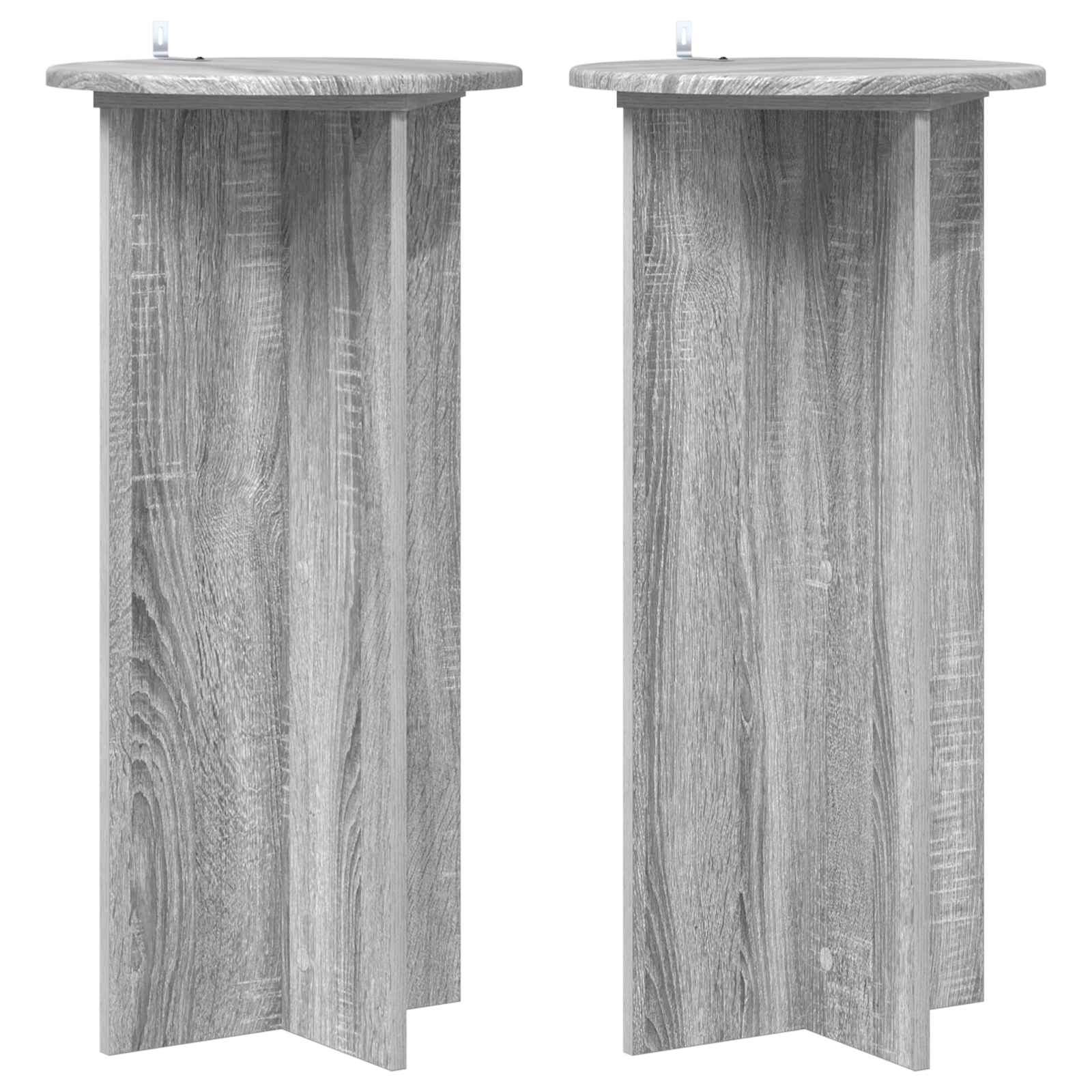 Plantenstandaard 2 pcs Grijs sonoma 40 x 40 x 80 cm image 1