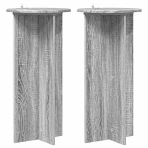 vidaXL Taimede alus 2 tk Hall Sonoma 40 x 40 x 80 cm Tehispuit