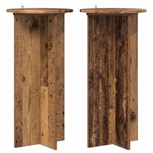 vidaXL Taimede alus 2 tk Vana puit 40 x 40 x 80 cm Tehispuit