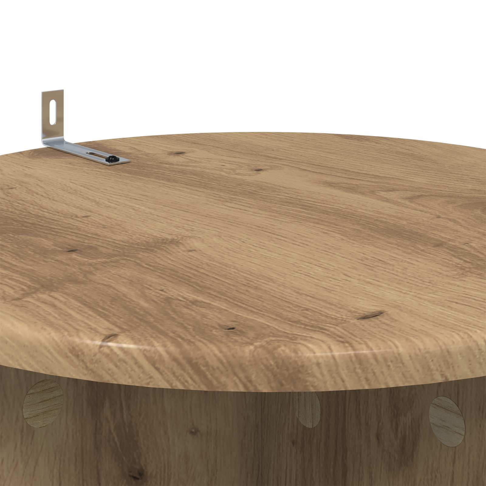 Plantenstandaard 2 pcs Artisanaal eiken 40 x 40 x 80 cm image 7