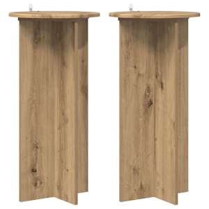 vidaXL Taimede alus 2 tk Artisan tamm 40 x 40 x 80 cm Tehispuit