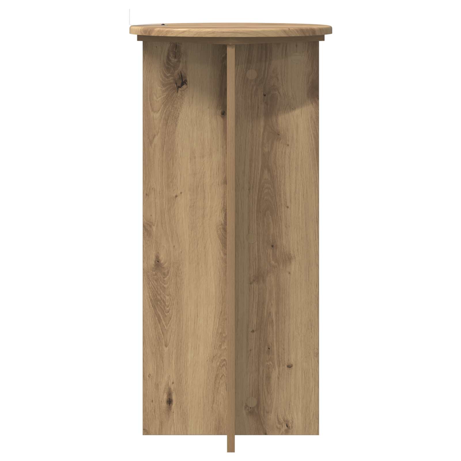 Plantenstandaard 2 pcs Artisanaal eiken 40 x 40 x 80 cm image 5