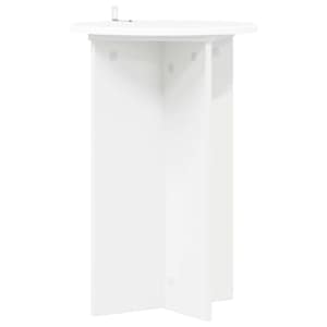 Stojan na rostliny 2 pcs Bílá Ø40 x 60 cm Kompozitní dřevo - obrázek 4