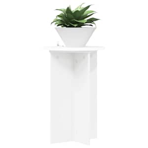Stojan na rostliny 2 pcs Bílá Ø40 x 60 cm Kompozitní dřevo - obrázek 3