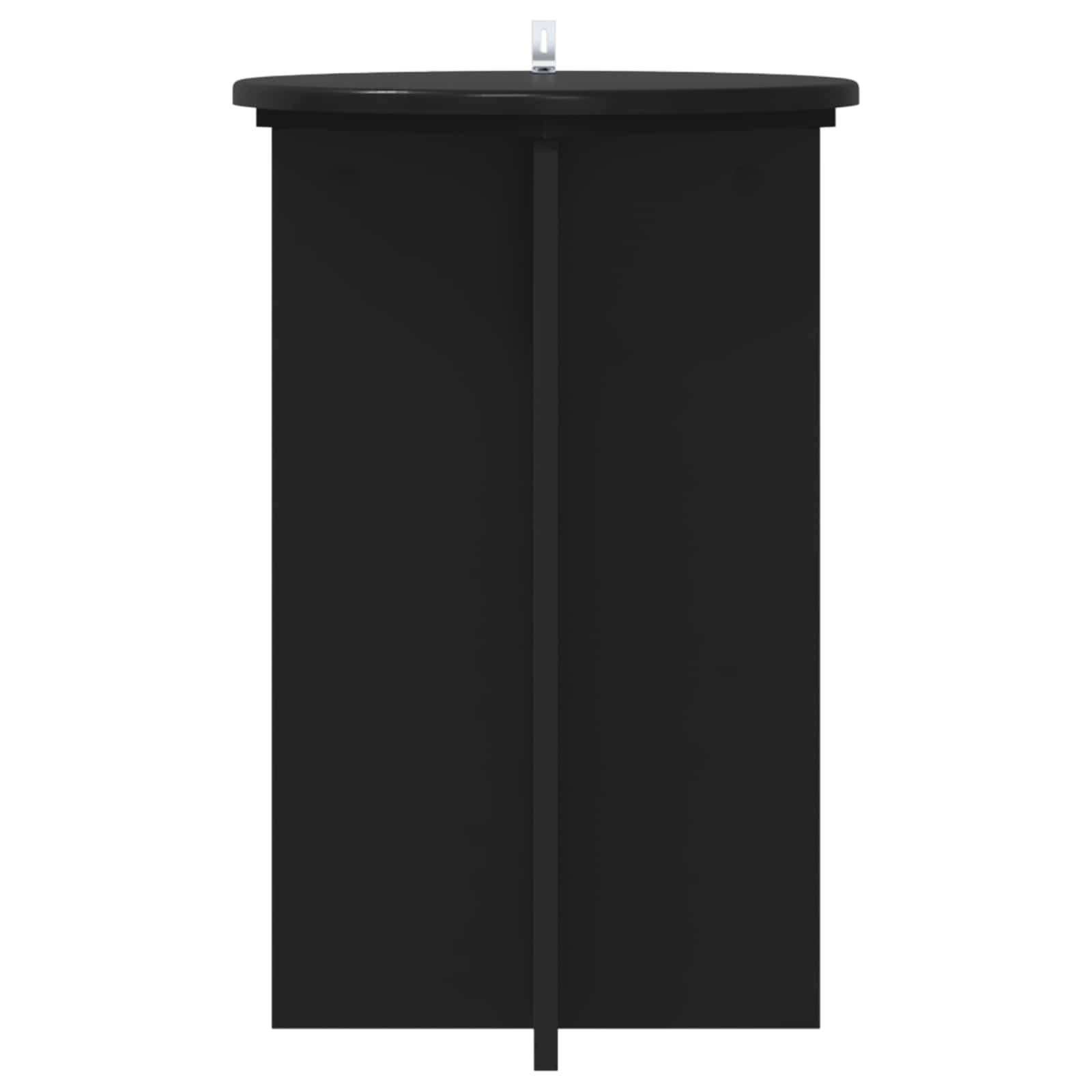 Plantenstandaard 2 pcs Zwart Ø40 x 60 cm Bewerkt hout image 5