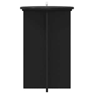 Stojan na rostliny 2 pcs Černá Ø40 x 60 cm Kompozitní dřevo - obrázek 6