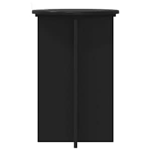 Stojan na rostliny 2 pcs Černá Ø40 x 60 cm Kompozitní dřevo - obrázek 7