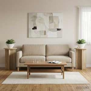 Stojalo za rastline 2 pcs Sonoma hrast Ø40 x 60 cm