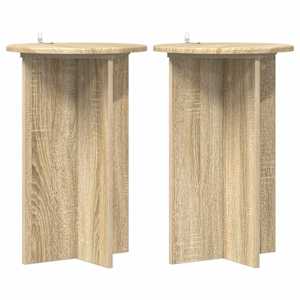 Stojan na rostliny 2 pcs Dub sonoma Ø40 x 60 cm - obrázek 2