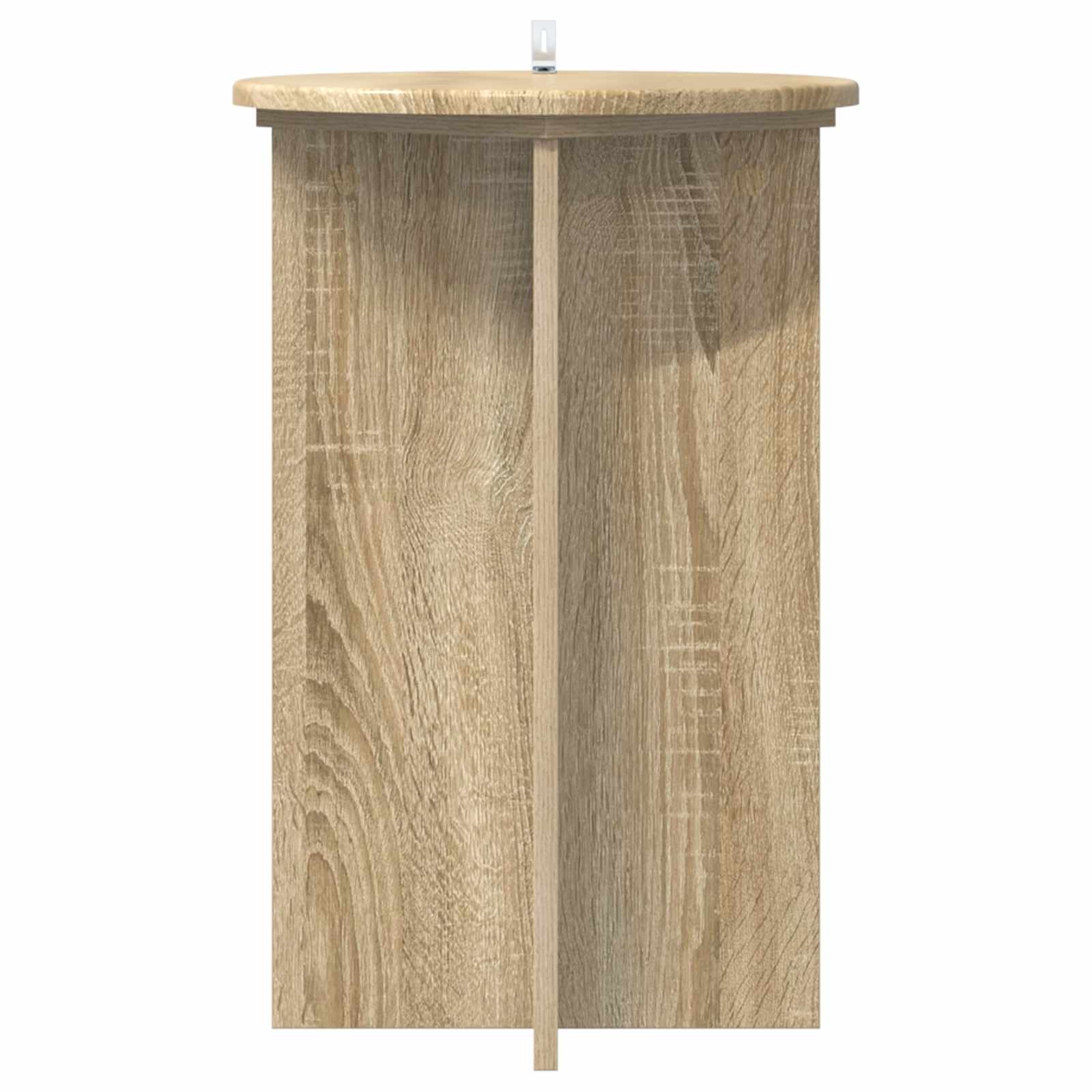 Plantenstandaard 2 pcs Sonoma Eiken Ø40 x 60 cm Bewerkt hout image 5
