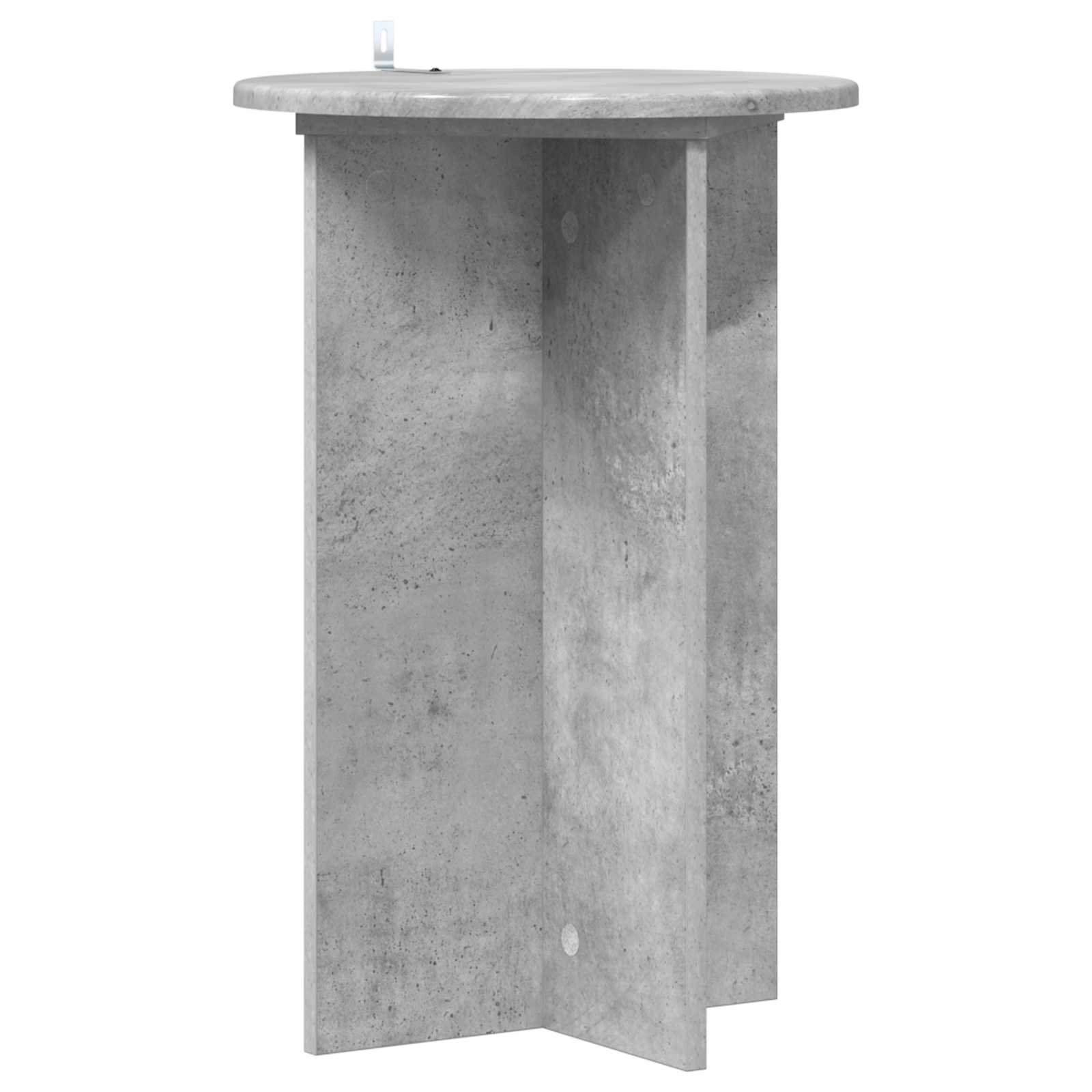 Plantenstandaard 2 pcs Betongrijs Ø40 x 60 cm Bewerkt hout image 3