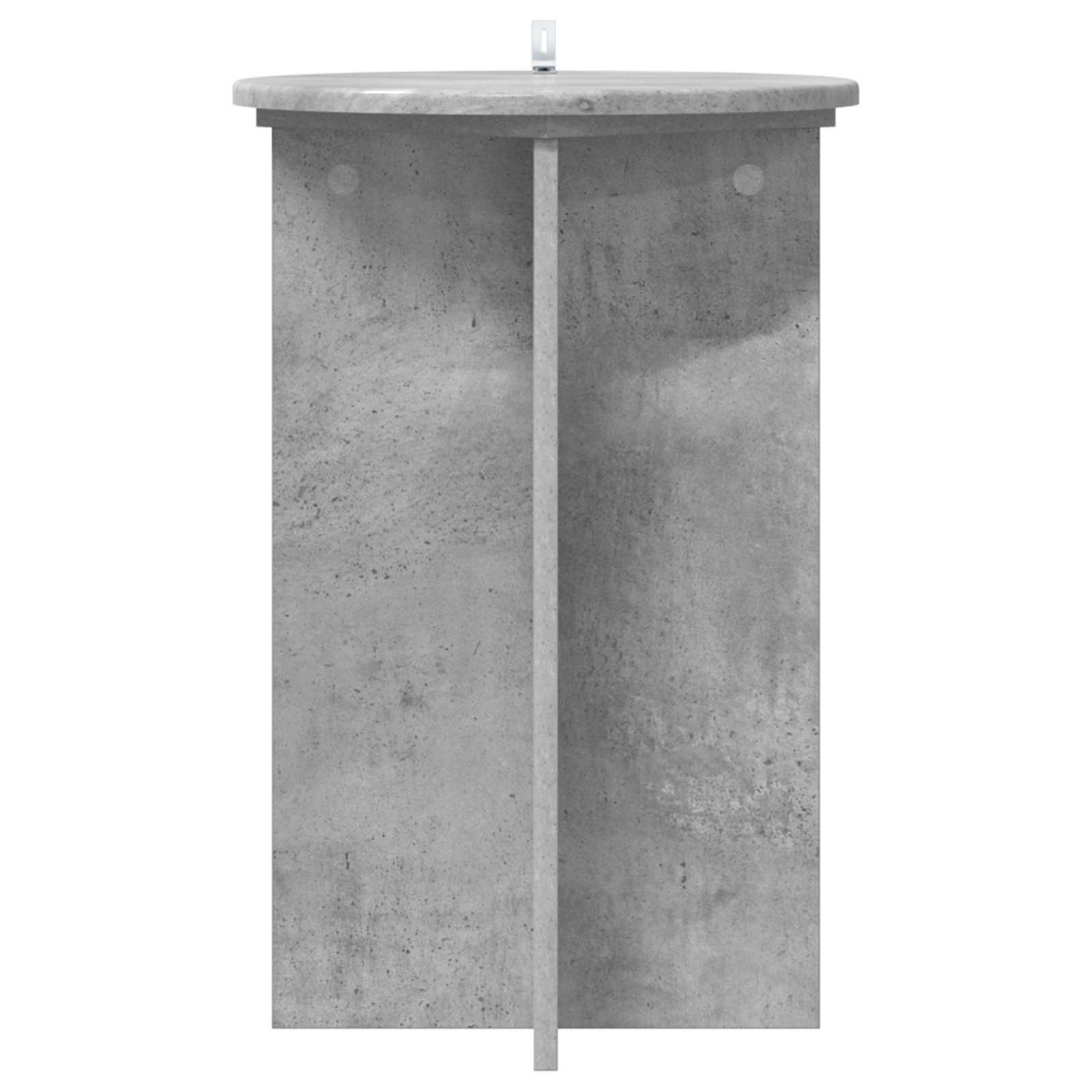 Plantenstandaard 2 pcs Betongrijs Ø40 x 60 cm Bewerkt hout image 4