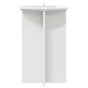 Stojan na rostliny 2 pcs Bílá s vysokým leskem Ø40 x 60 cm - obrázek 6