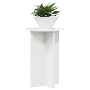 Stojan na rostliny 2 pcs Bílá s vysokým leskem Ø40 x 60 cm - obrázek 3
