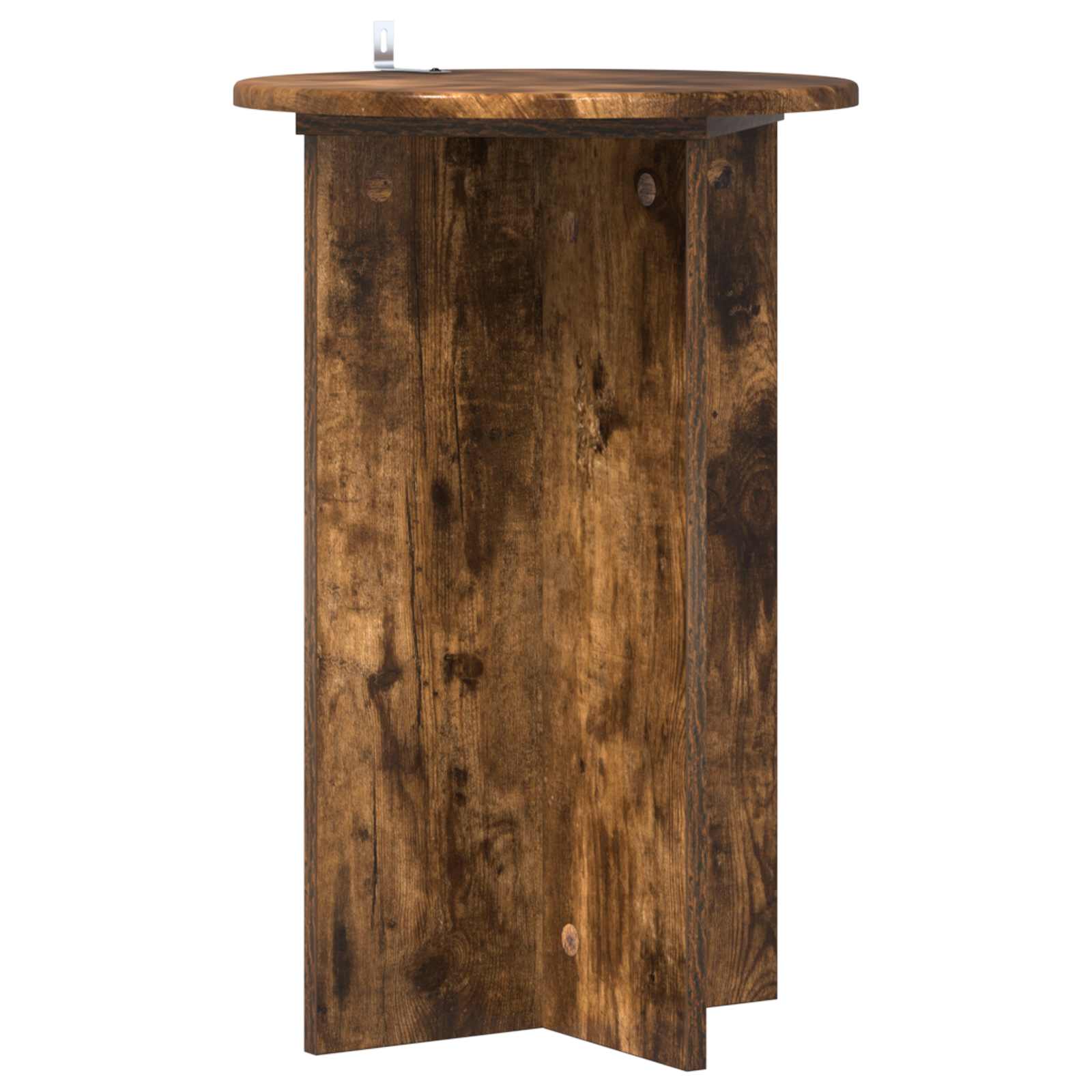 Plantenstandaard 2 pcs Gerookt eiken Ø40 x 60 cm Bewerkt hout image 3