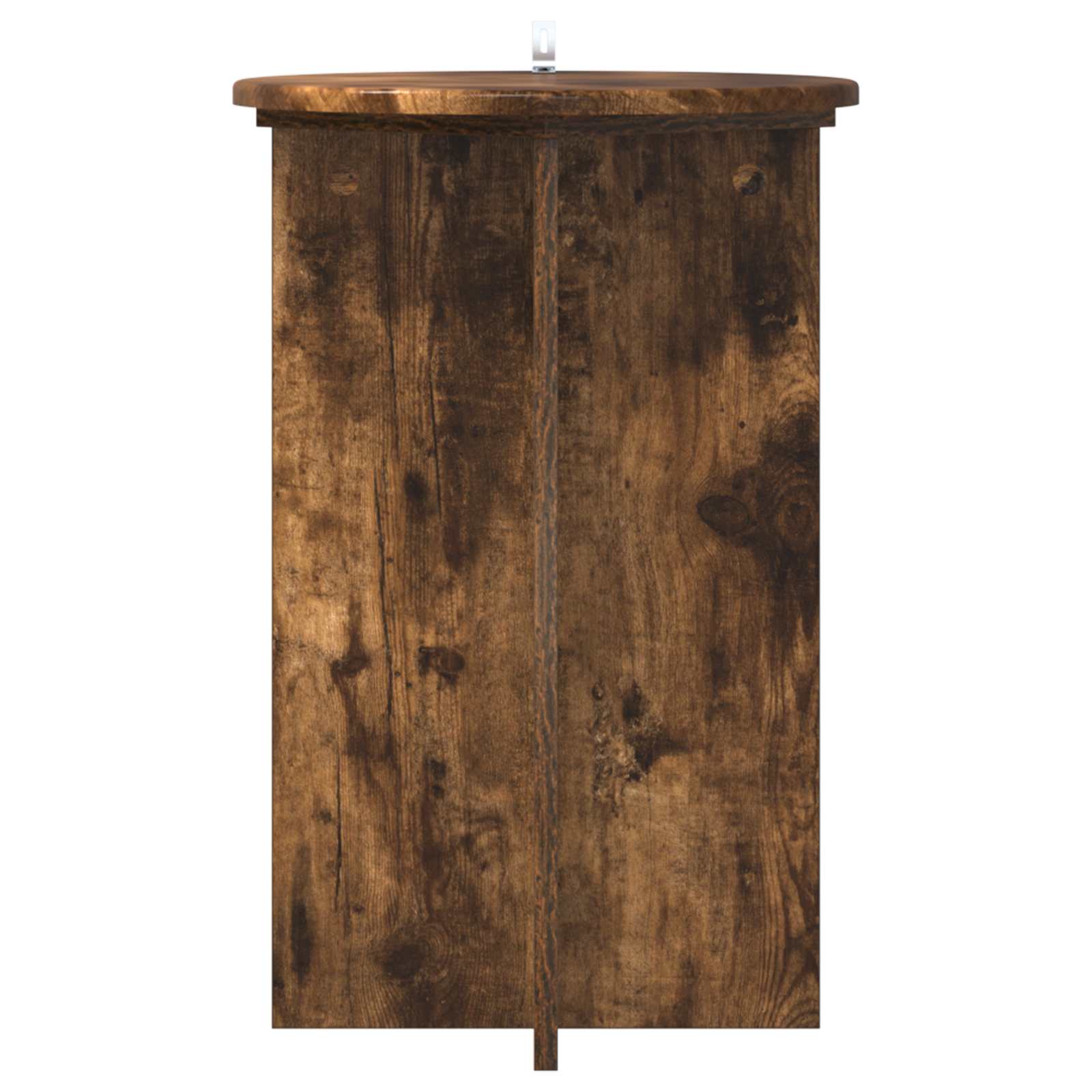 Plantenstandaard 2 pcs Gerookt eiken Ø40 x 60 cm Bewerkt hout image 4