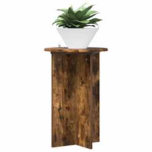 Stojan na rostliny 2 pcs Kouřový dub Ø40 x 60 cm - obrázek 3