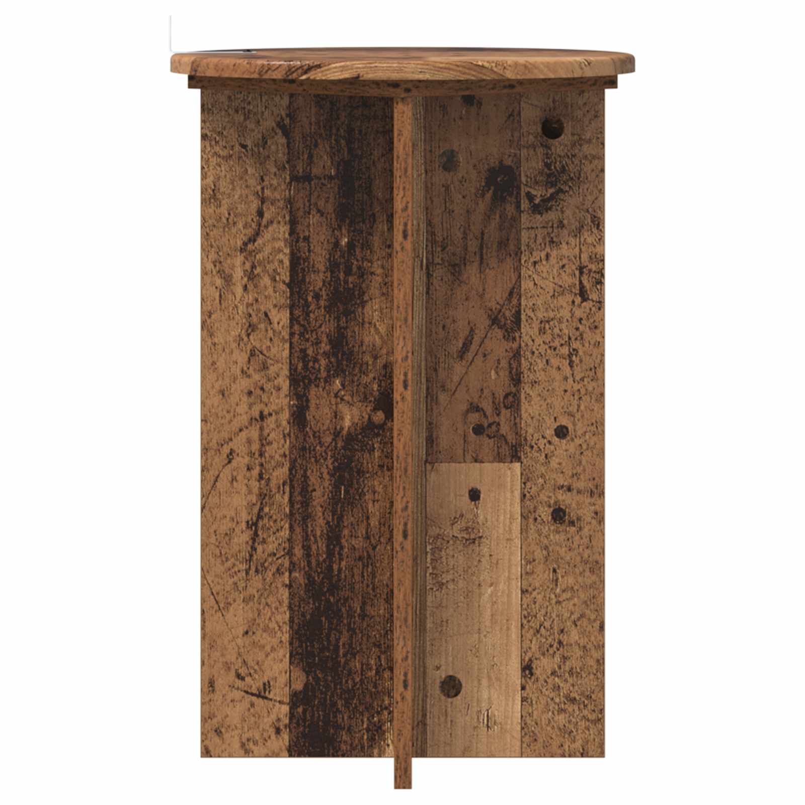 Plantenstandaard 2 pcs Oud hout Ø40 x 60 cm Bewerkt hout image 6