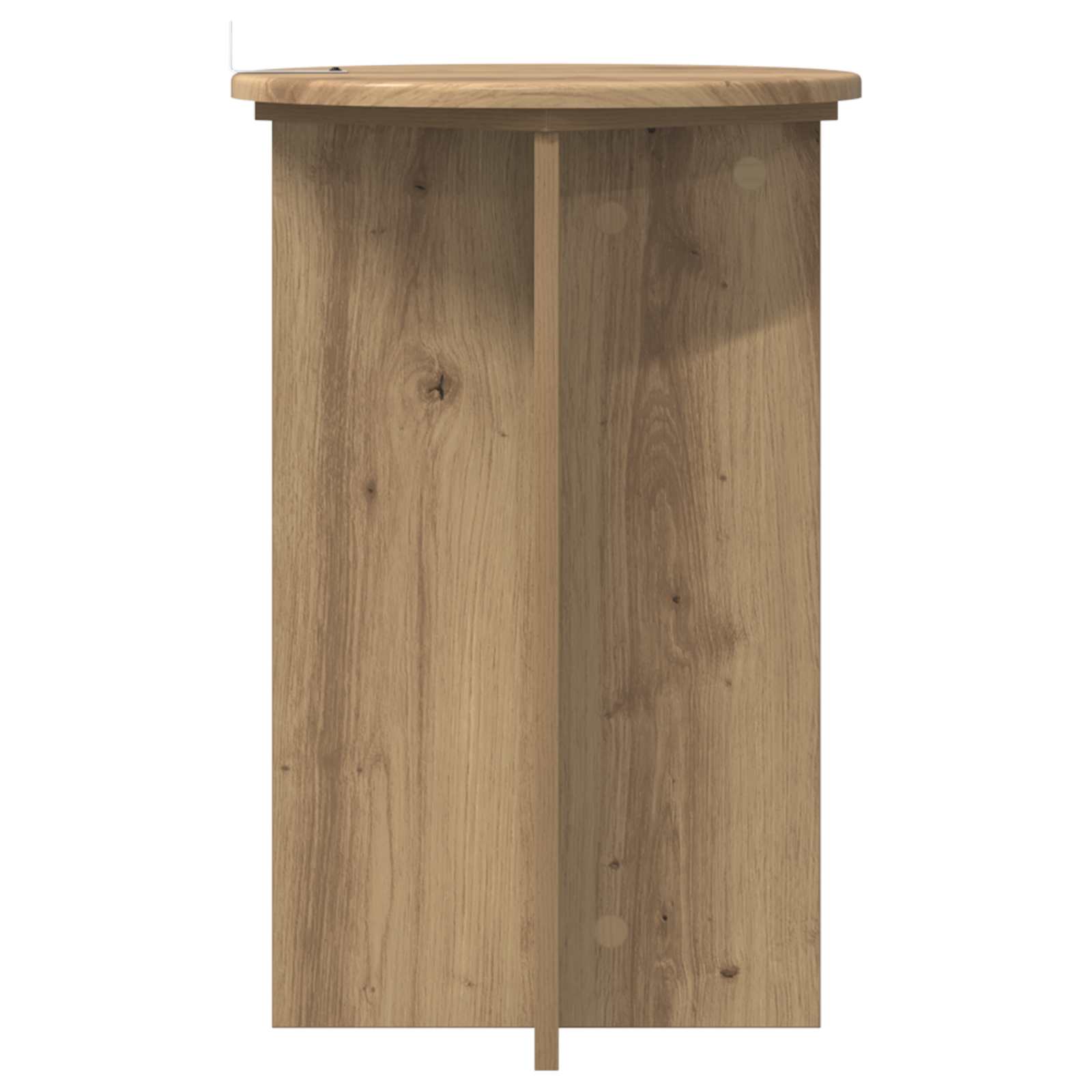 Plantenstandaard 2 pcs Artisanaal eiken Ø40 x 60 cm image 6