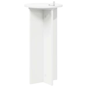 Stojan na rostliny 2 pcs Bílá Ø29,5 x 60 cm Kompozitní dřevo - obrázek 8