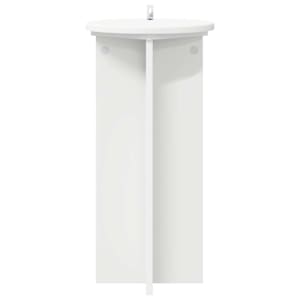Stojan na rostliny 2 pcs Bílá Ø29,5 x 60 cm Kompozitní dřevo - obrázek 6