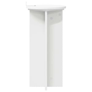 Stojan na rostliny 2 pcs Bílá Ø29,5 x 60 cm Kompozitní dřevo - obrázek 7