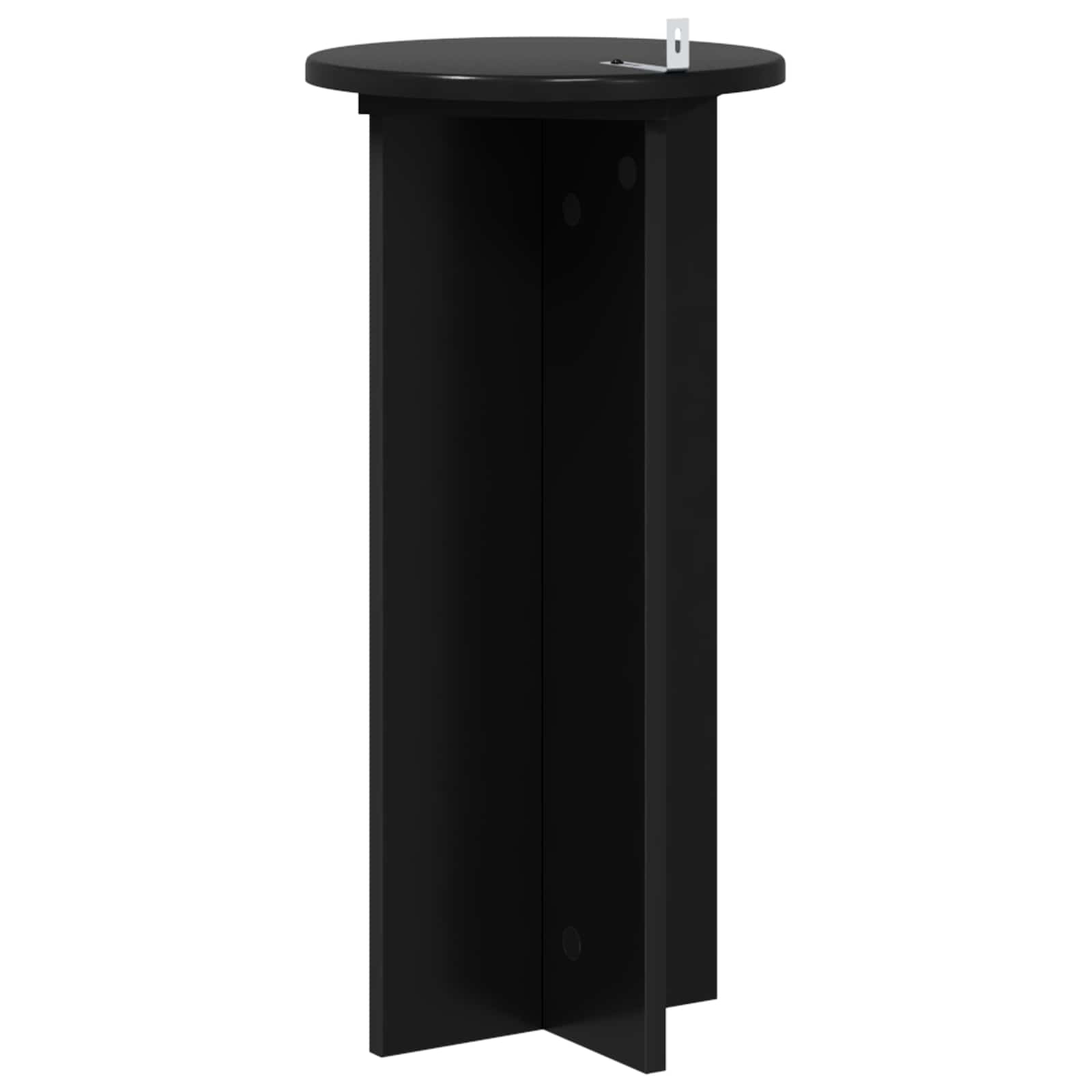 Plantenstandaard 2 pcs Zwart 29,5 x 29,5 x 60 cm Bewerkt hout image 6