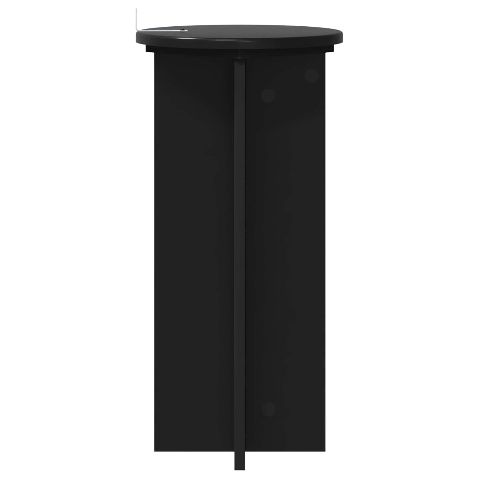 Plantenstandaard 2 pcs Zwart 29,5 x 29,5 x 60 cm Bewerkt hout image 5