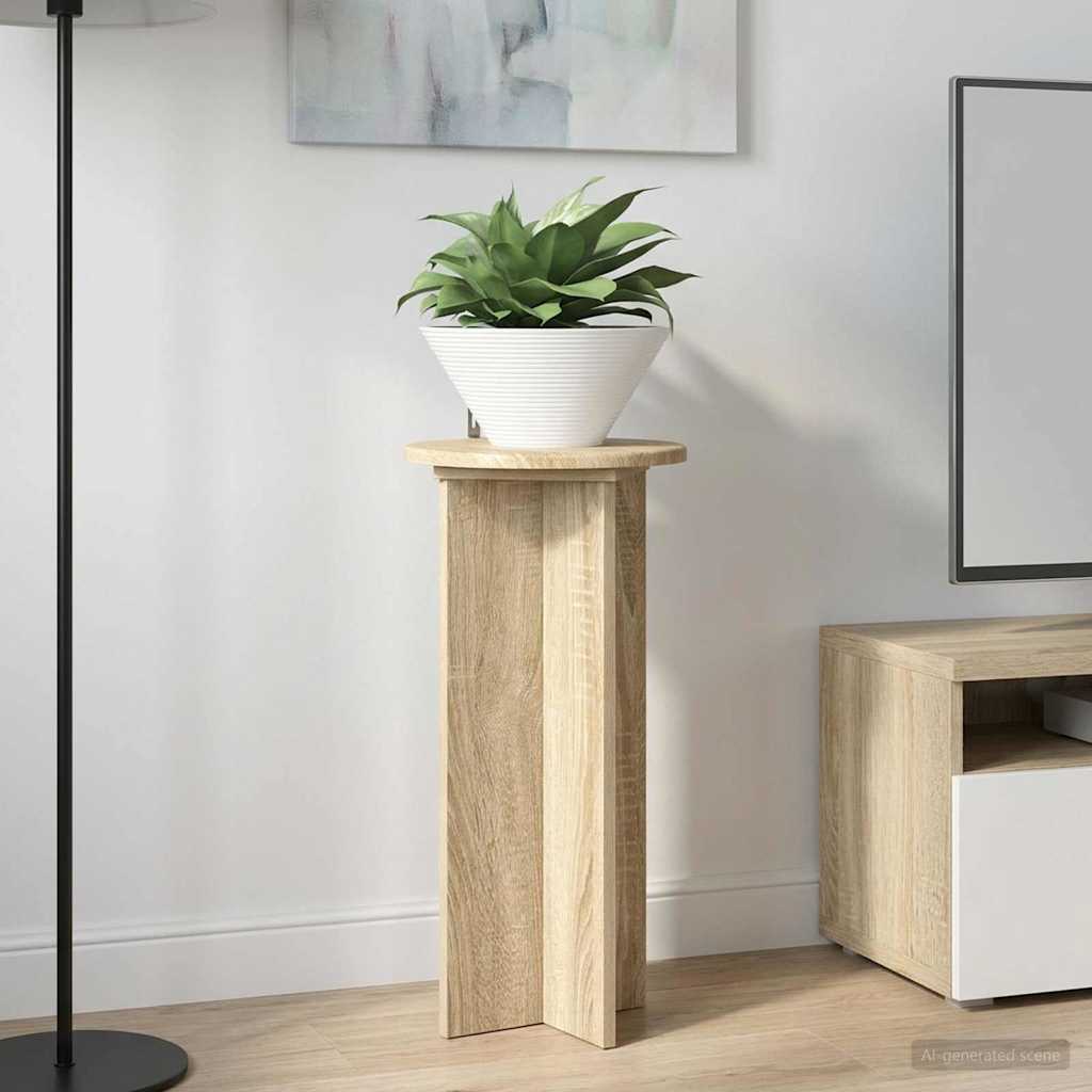 vidaXL Suport pentru plante 2 pcs Stejar Sonoma 29,5 x 29,5 x 60 cm