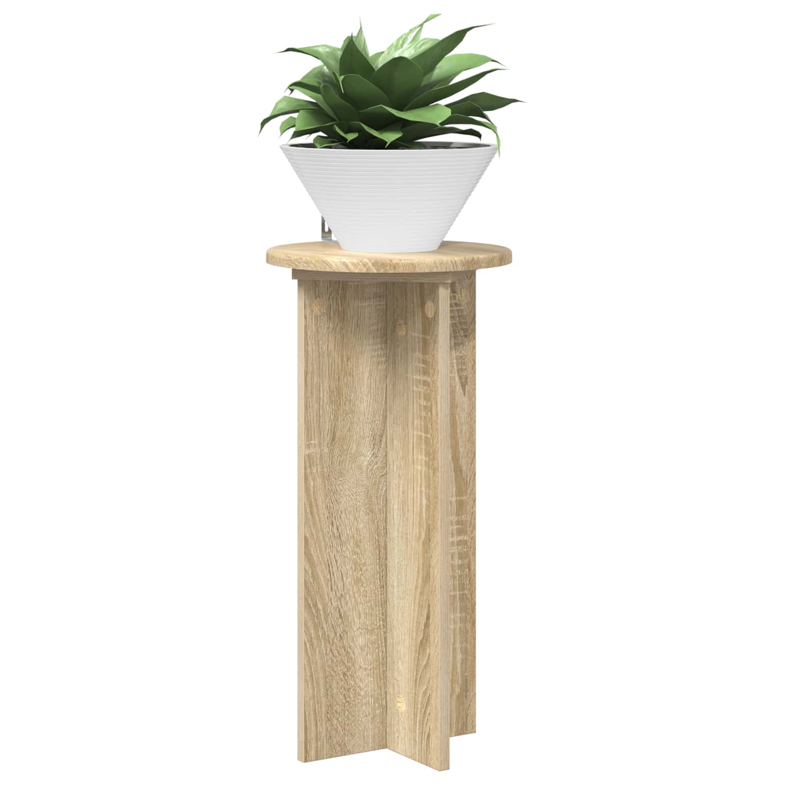 Plantenstandaard 2 pcs Sonoma Eiken 29,5 x 29,5 x 60 cm image 2