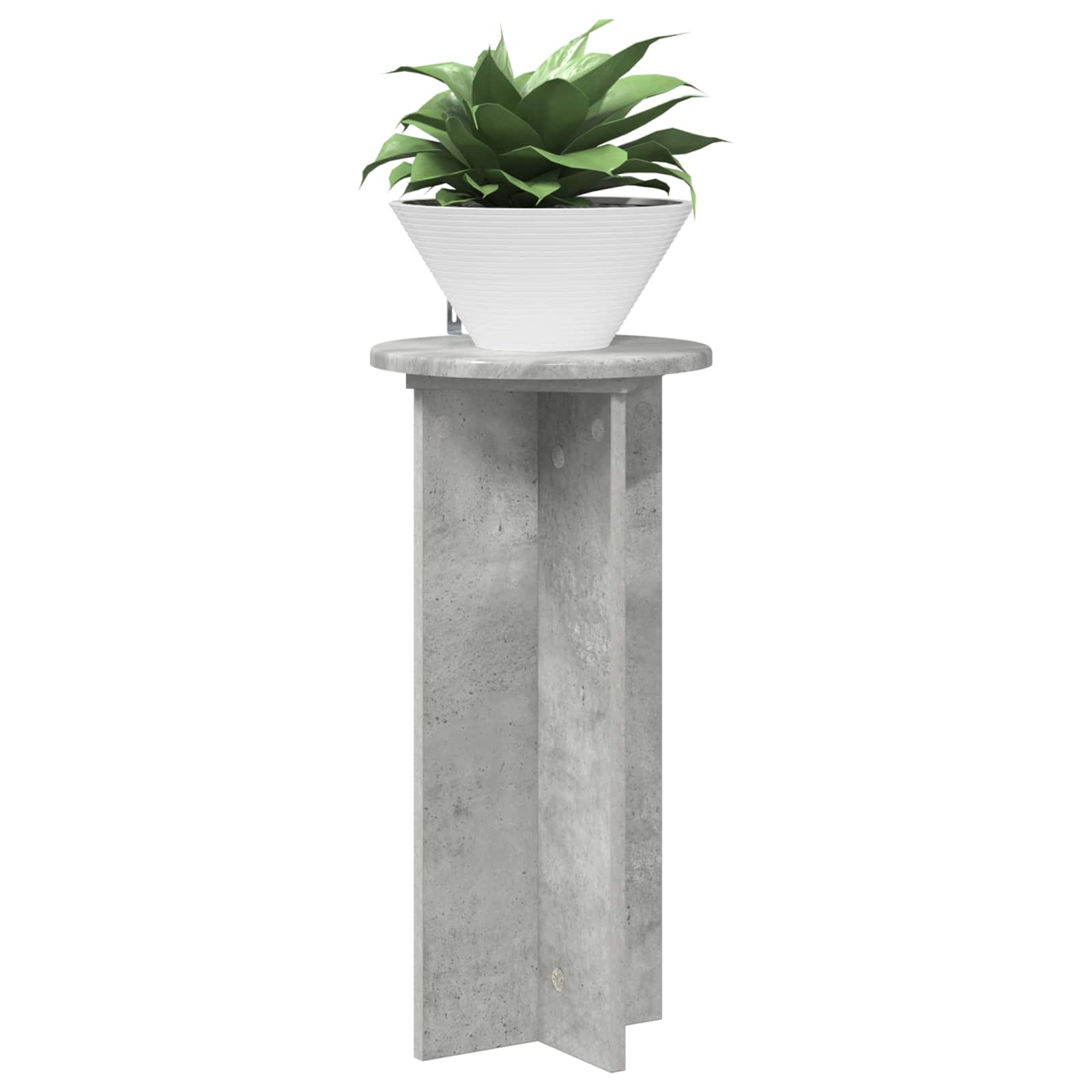 Plantenstandaard 2 pcs Betongrijs 29,5 x 29,5 x 60 cm image 2