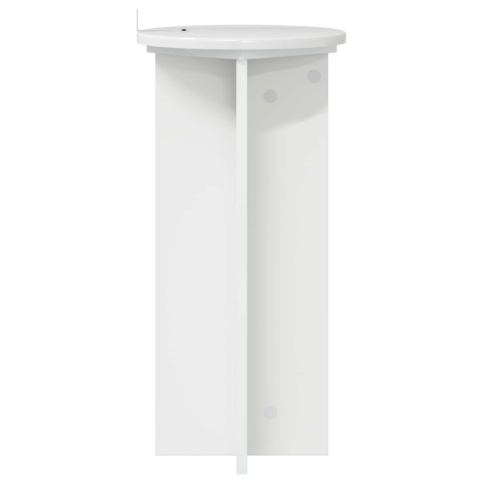 Plantenstandaard 2 pcs Hoogglans Wit 29,5 x 29,5 x 60 cm image 5