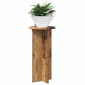 Stojan na rostliny 2 pcs Staré dřevo 29,5 x 29,5 x 60 cm - obrázek 3