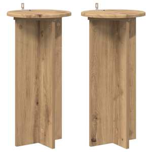 vidaXL Taimede alus 2 tk Artisan tamm 29,5 x 29,5 x 60 cm Tehispuit