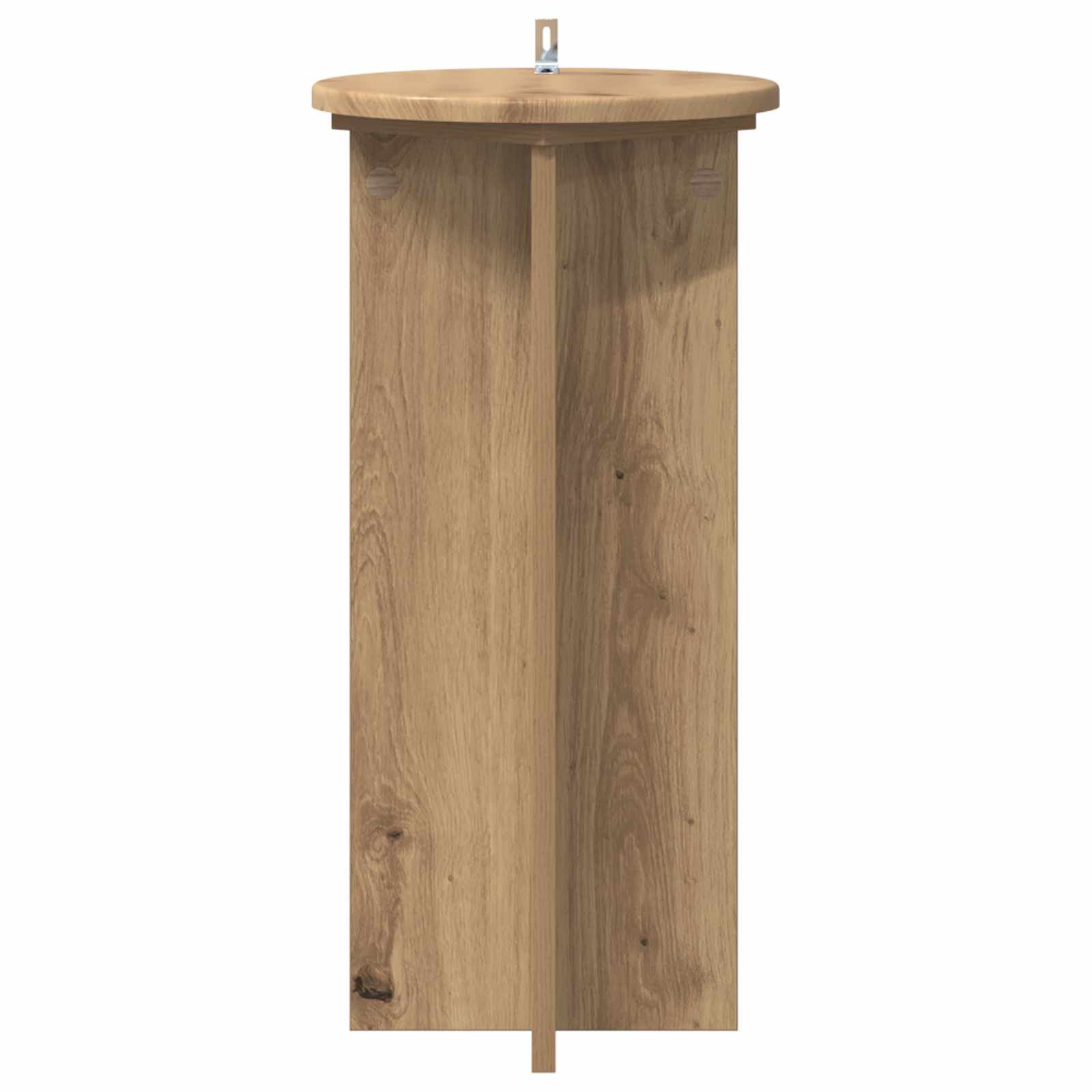 Plantenstandaard 2 pcs Artisanaal eiken 29,5 x 29,5 x 60 cm image 4