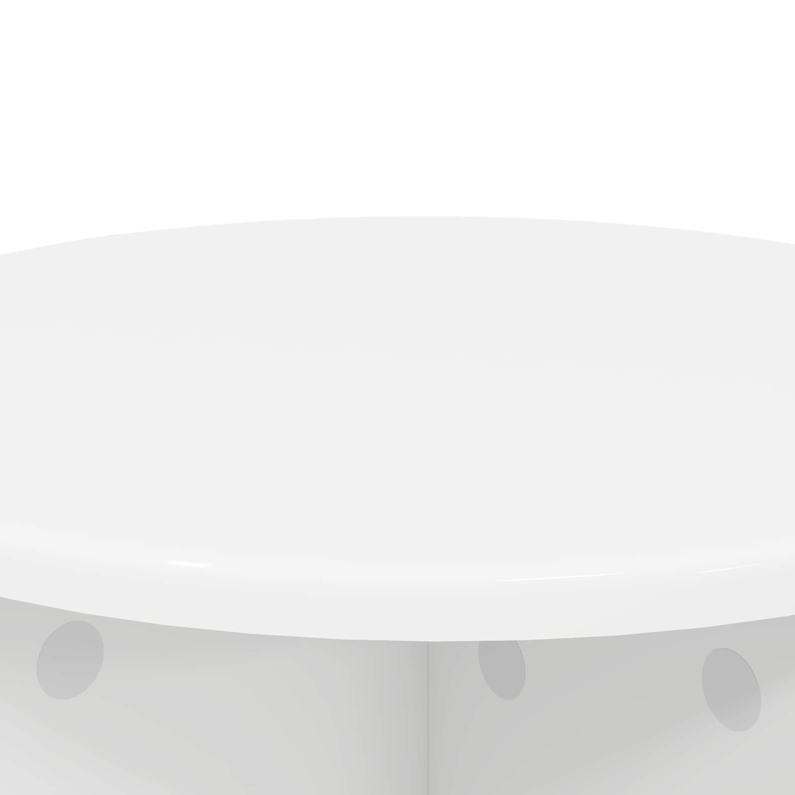 Plantenstandaard 2 pcs Wit Ø40 x 40 cm Bewerkt hout image 7