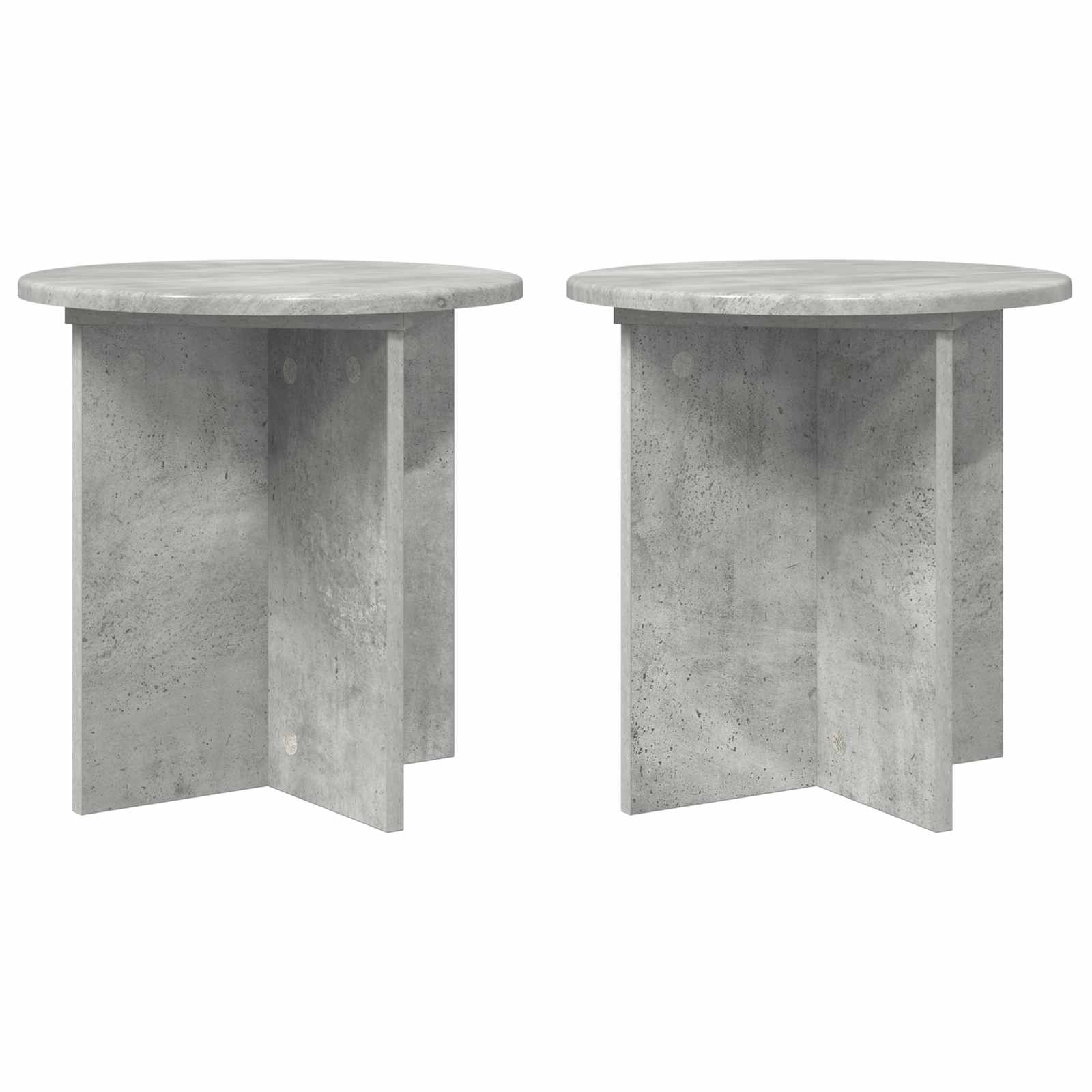 vidaXL Suport pentru plante 2 pcs Gri Beton 40 x 40 x 40 cm