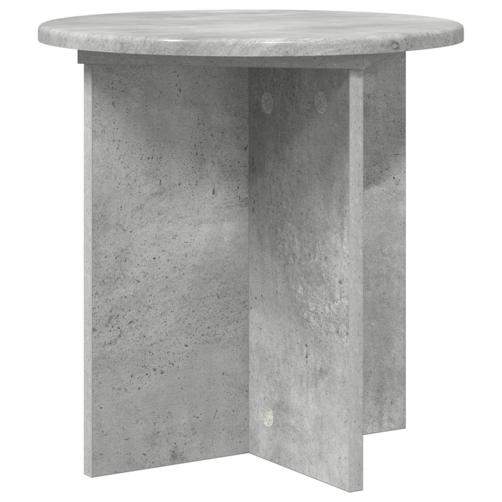 Plantenstandaard 2 pcs Betongrijs 40 x 40 x 40 cm Bewerkt hout image 3