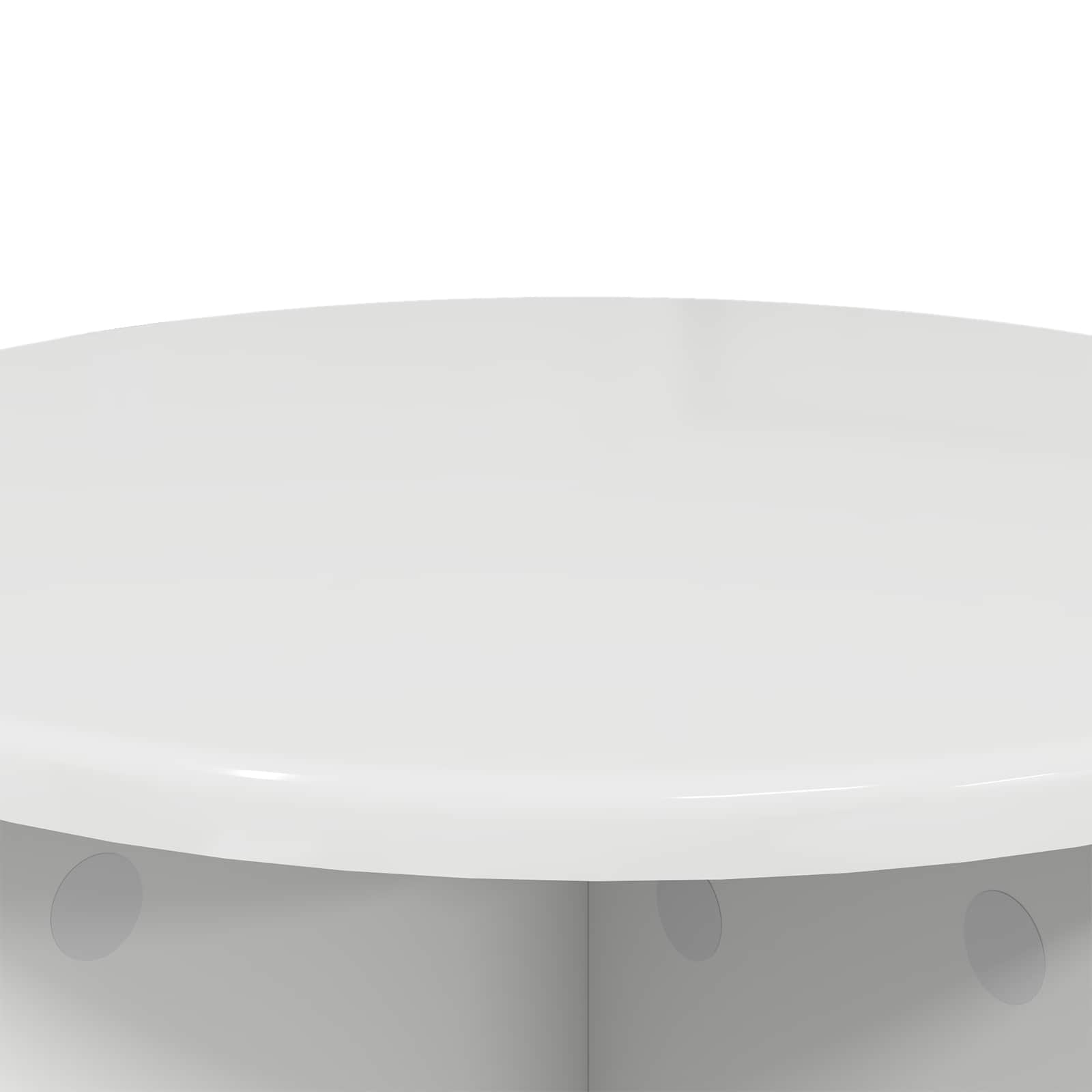 Plantenstandaard 2 pcs Hoogglans Wit 40 x 40 x 40 cm image 7